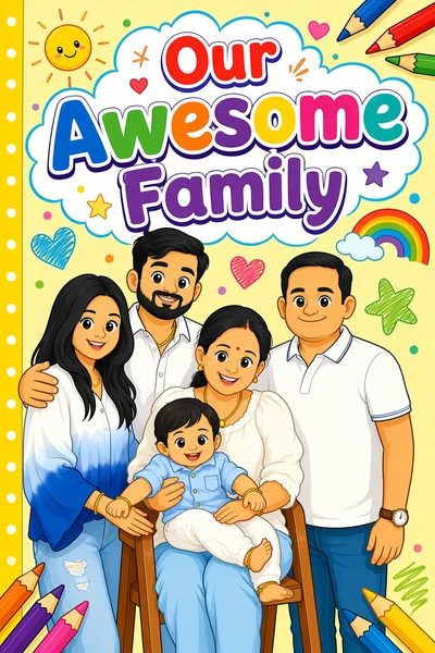 Family coloring page