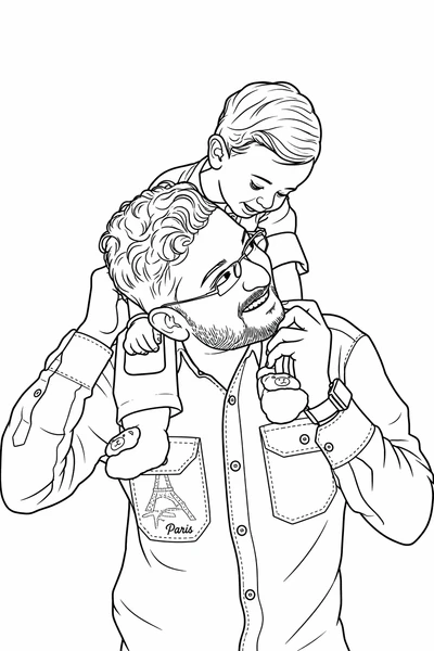 Pet coloring page