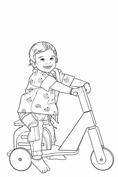 Birthday coloring page