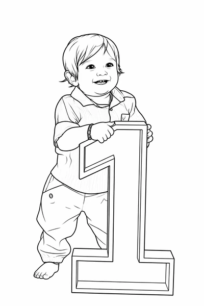 Garden coloring page